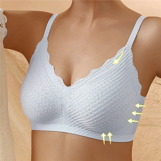 Bra with support and moisture-wicking Emma – 2x Blue / M