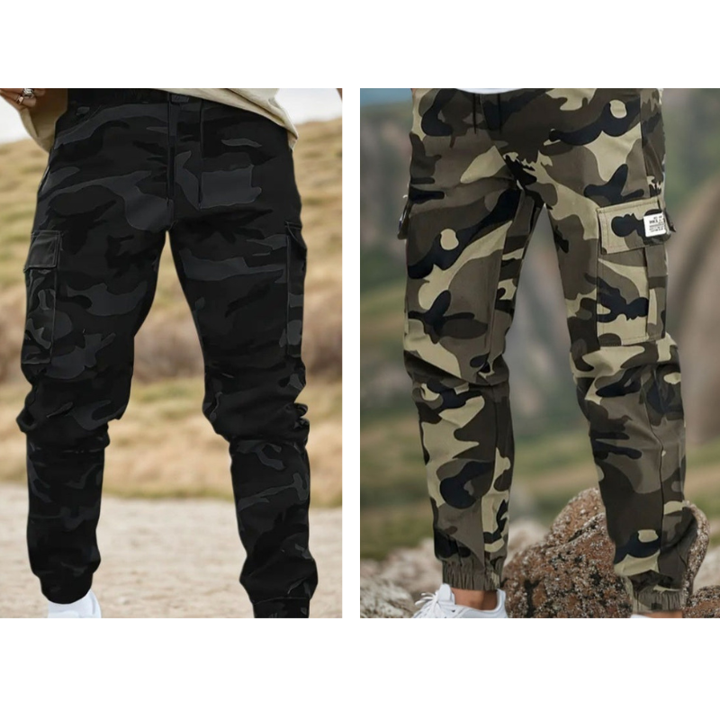 StrikeForce – Heavy-Duty Multi-Utility Tactical Pants – Black+Khaki (Free shipping) / S