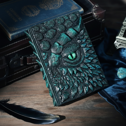 DragonScript – Fantasy Adventure Writing Journal – Sapphire Blue / Buy 1