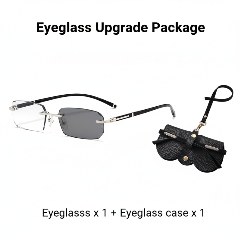 FocusFlex – Anti-Blue Light Smart Readers – Improved Model (Intelligent Color Change) / Eyeglasses + Eyeglass Case / '+1.00 / 40-45 YEAR OF AGE