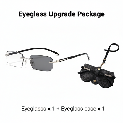 FocusFlex – Anti-Blue Light Smart Readers – Improved Model (Intelligent Color Change) / Eyeglasses + Eyeglass Case / '+1.00 / 40-45 YEAR OF AGE
