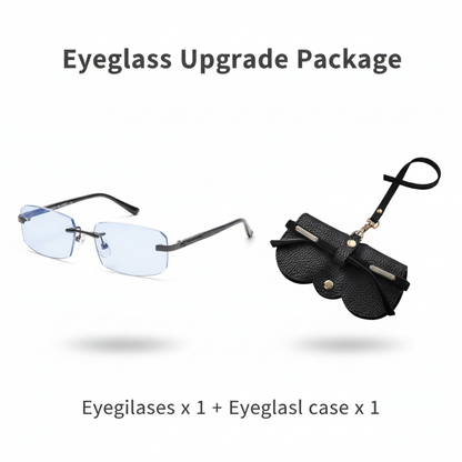 FocusFlex – Anti-Blue Light Smart Readers – Blue / Eyeglasses + Eyeglass Case / '+1.00 / 40-45 YEAR OF AGE
