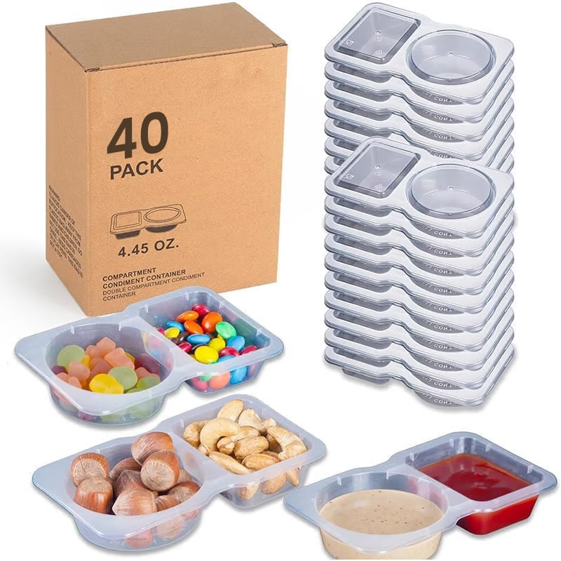 BiteBox Duo – Fresh Storage Snack Container – 40 pcs