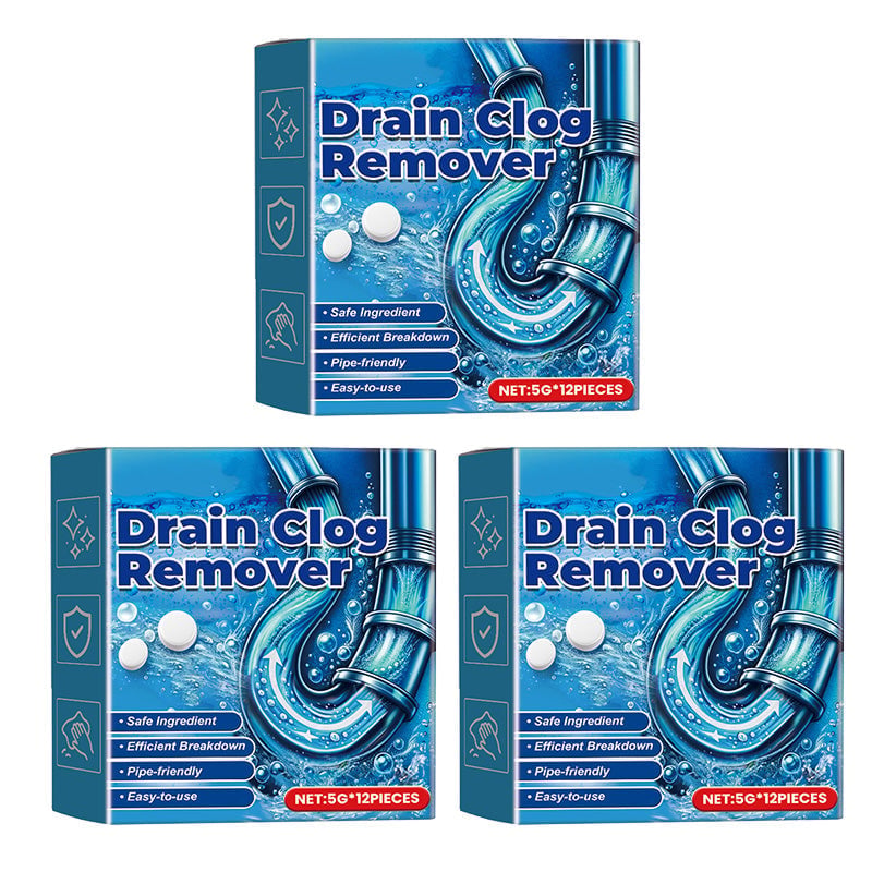 DrainFish – Quick-Dissolving Clog Remover – 3 PCS
