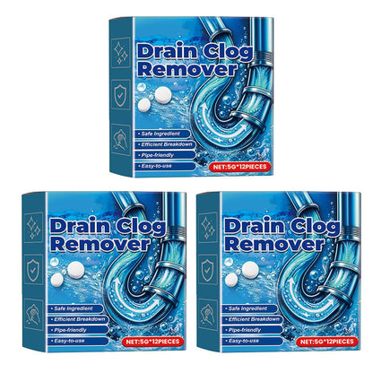 DrainFish – Quick-Dissolving Clog Remover – 3 PCS