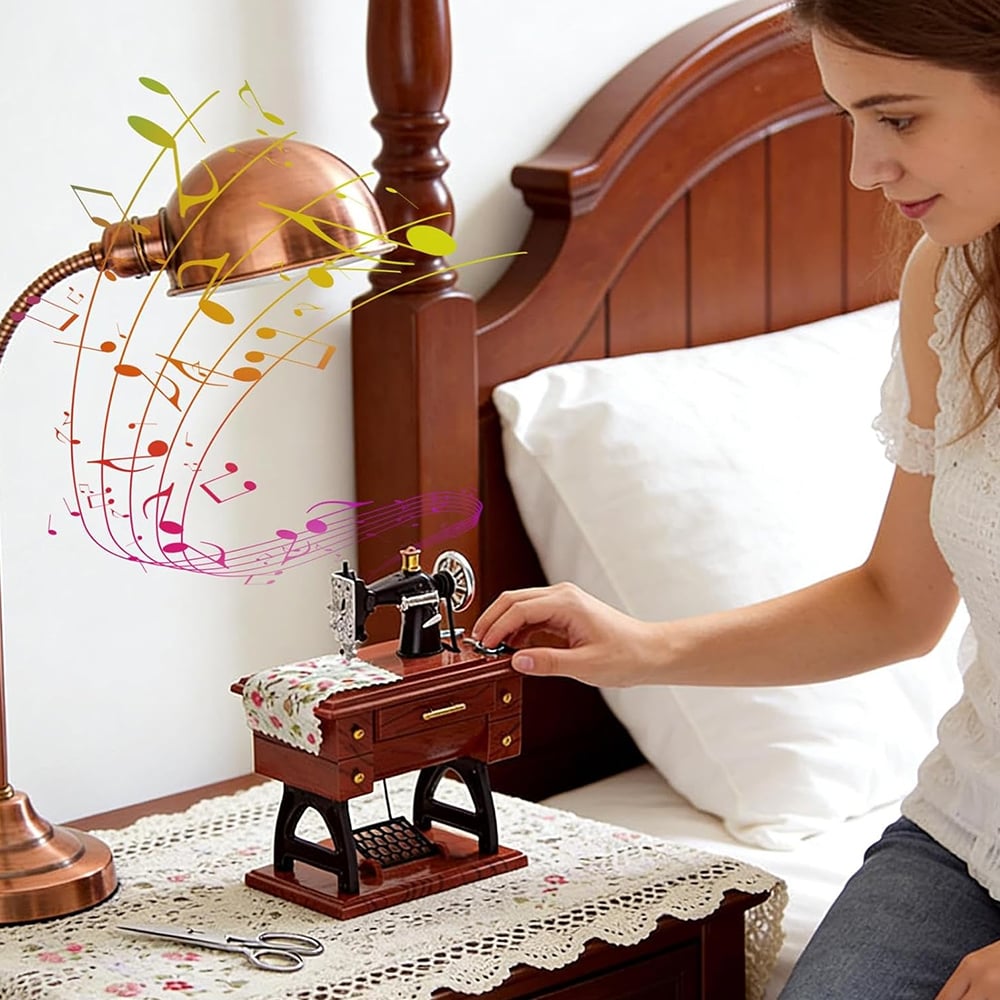 MelodyCraft – Nostalgic Sewing Machine Music Box – image 9