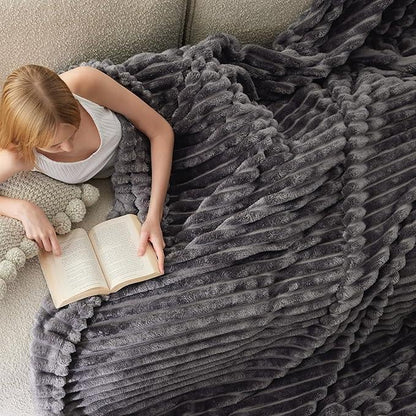 CozyStripe – Ultra Soft Striped Blanket – image 6