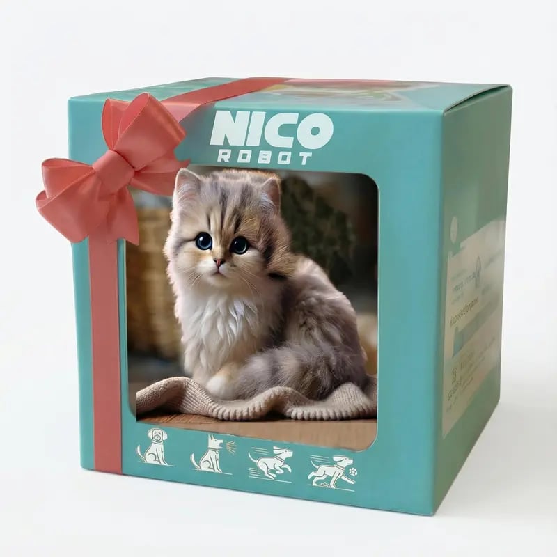 Interactive Robot Kitten – Gray cat