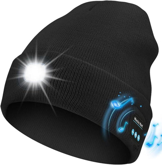 SmartWarm – Unisex Bluetooth Beanie – Bluetooth Beanie / Black
