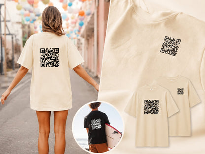 ScanMe – Funny QR Code Interactive T-Shirt – image 17
