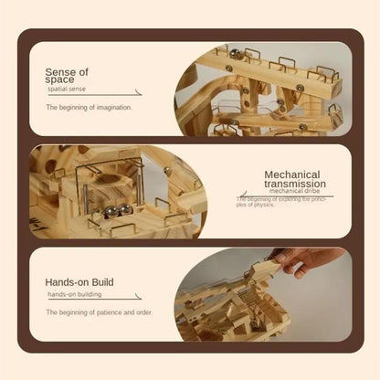 MarbleCraft – Wooden Marble Run Building Block Toy – image 10