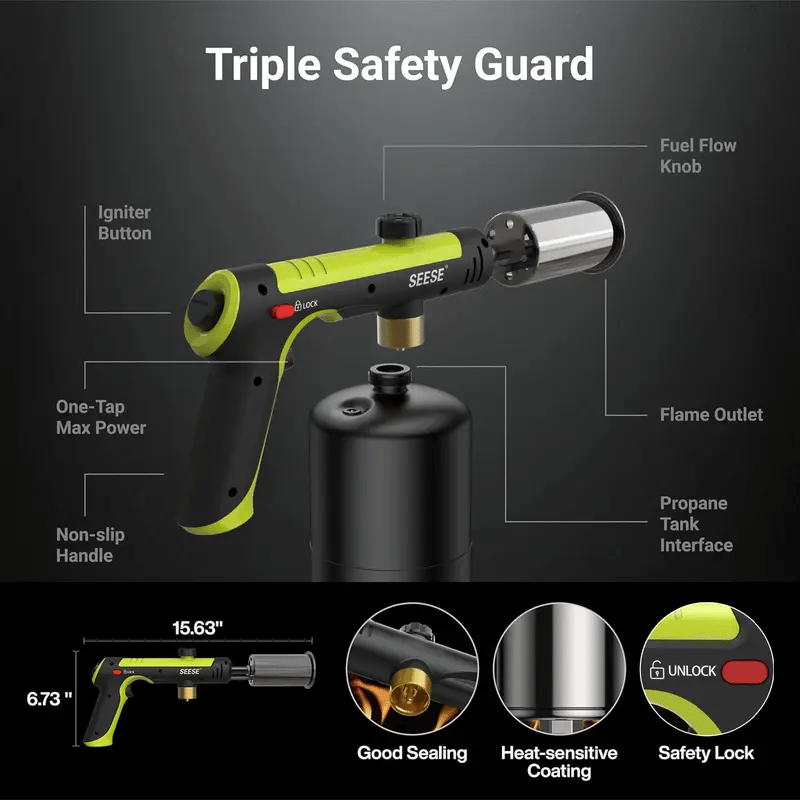 Powerful Propane Torch - 2732°F High Temp Flame (Buy 2 Free Shipping) – image 4