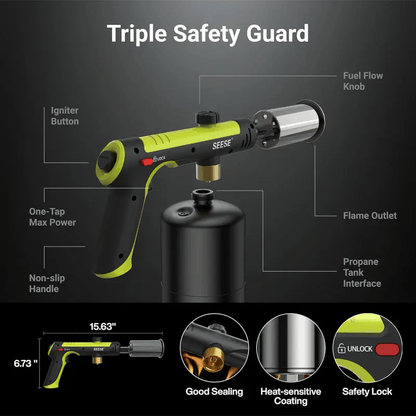 Powerful Propane Torch - 2732°F High Temp Flame (Buy 2 Free Shipping) – image 4