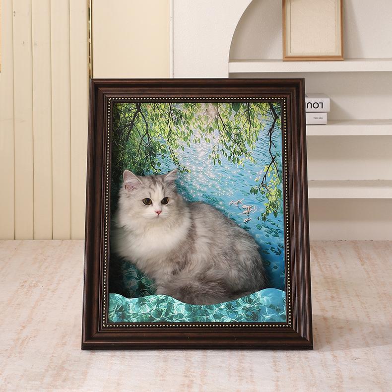 PurrfectArt – Mona Lisa Cat Scratcher Bed – D