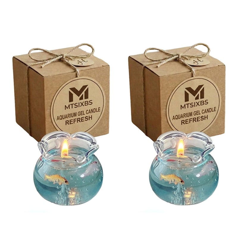 BubbleTide – Mesmerizing Ocean Candle – 2 Sets