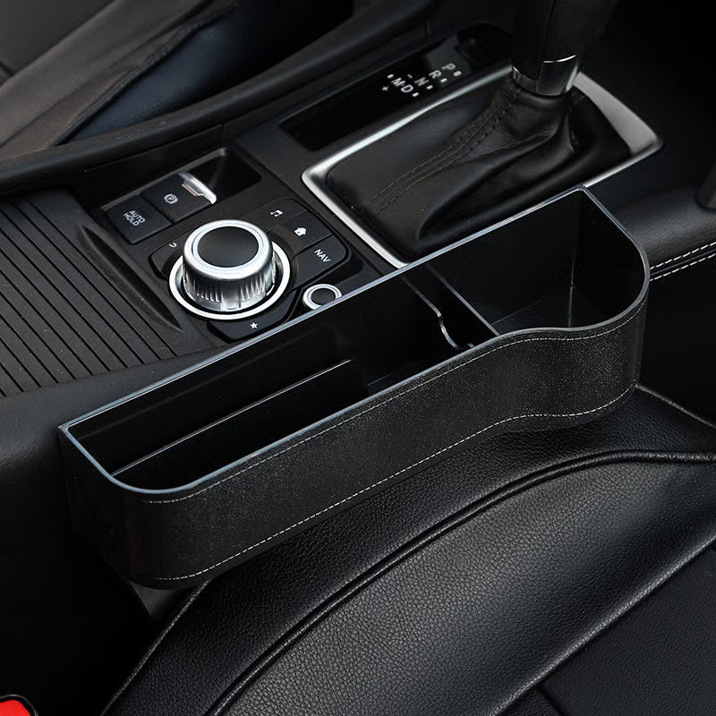 DriveMate – Multi Pocket Leather Car Seat Storage Organizer – image 22