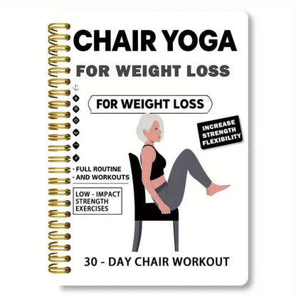 ChairFit – 30-Day Chair Yoga Weight Loss Journal – White