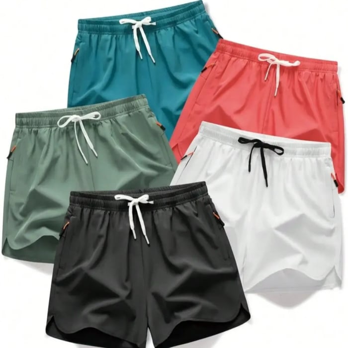 FlexCore – 5-Inch Quick-Dry Running Shorts for Men – Multi colored 2 / S