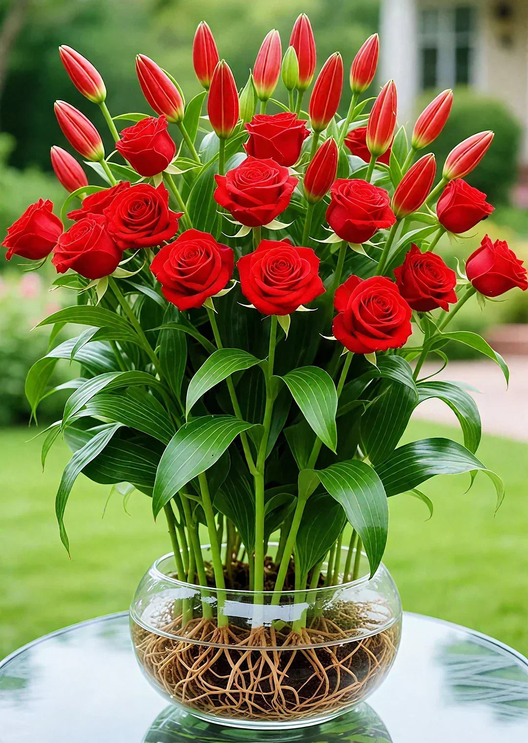 Hydroponic Roses – Bloom Without Soil! – Red / 6 Bulbs (Buy 4 Free 2)