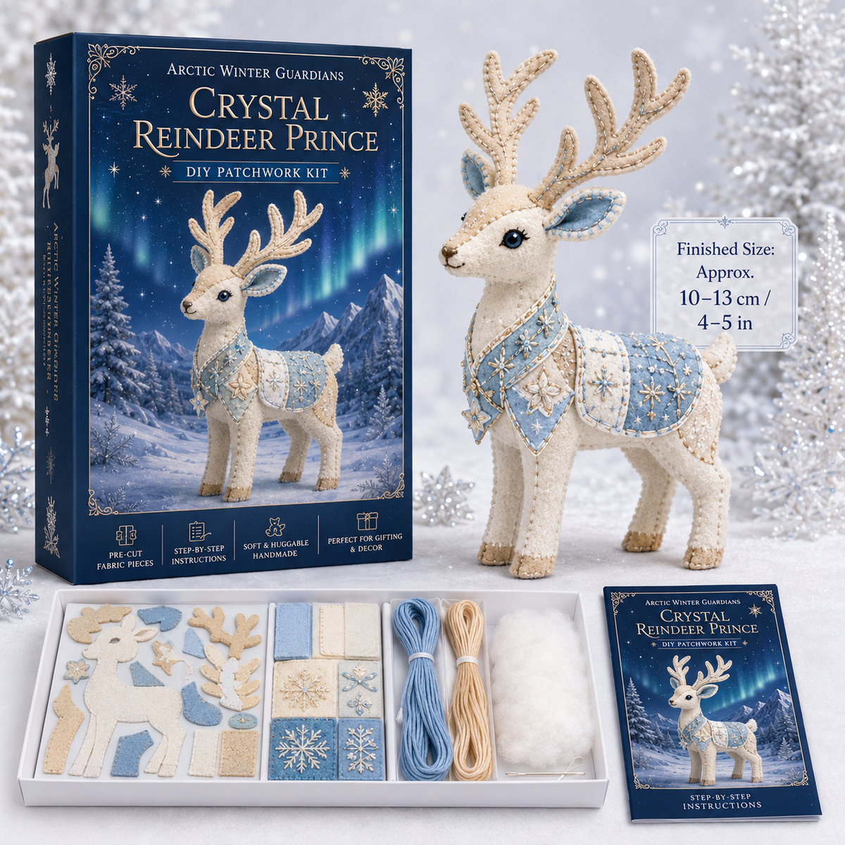 NordicStitch – Winter Fantasy DIY Kit – Star Reindeer