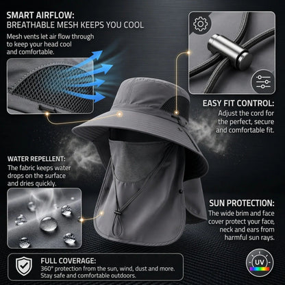 CatchSafe – All Weather Fishing Face Cover & Neck Guard – image 6
