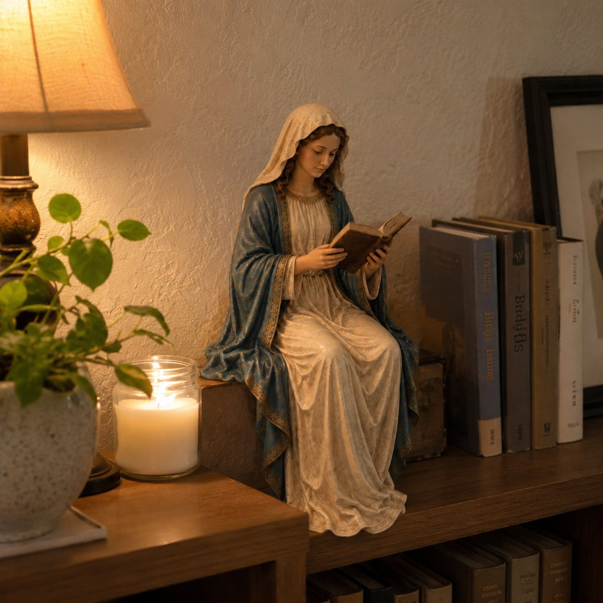 DivineRest - Virgin Mary Reading Figurine – image 6