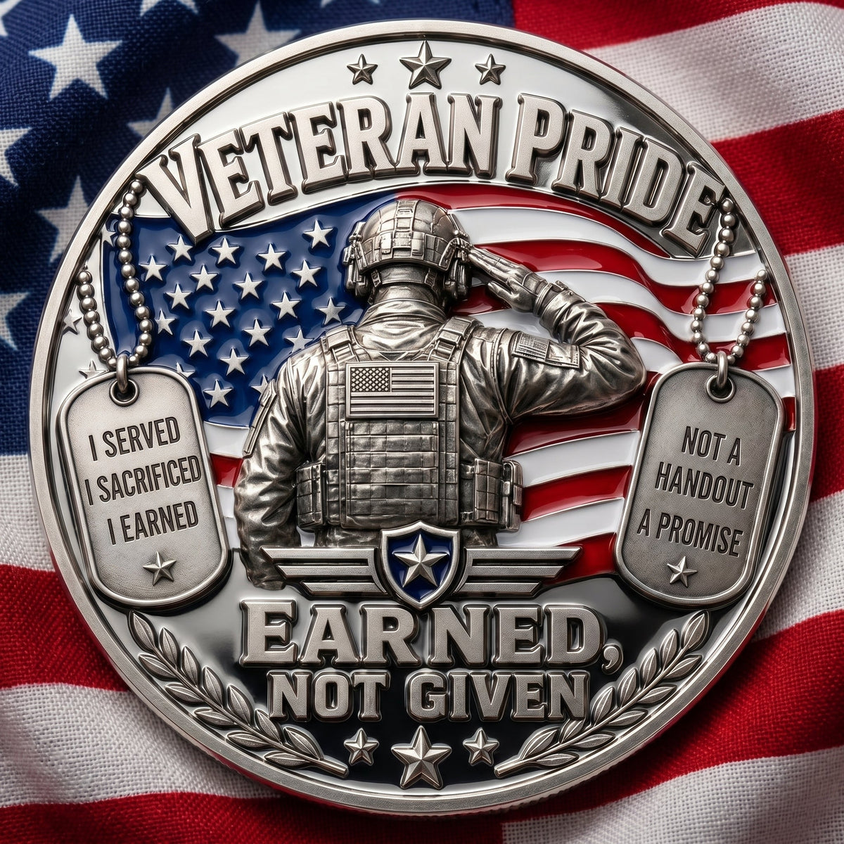 American Valor – DD214 Commemorative Coin – image 2