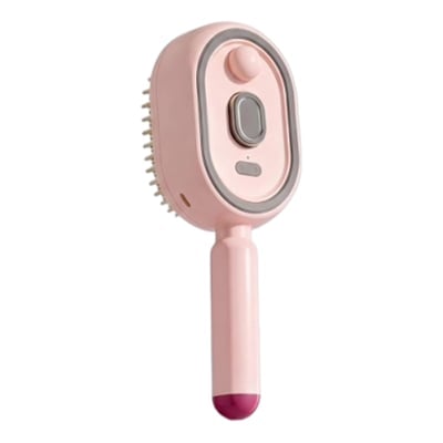 MistAura – Scalp Massage Hair Brush – Pink