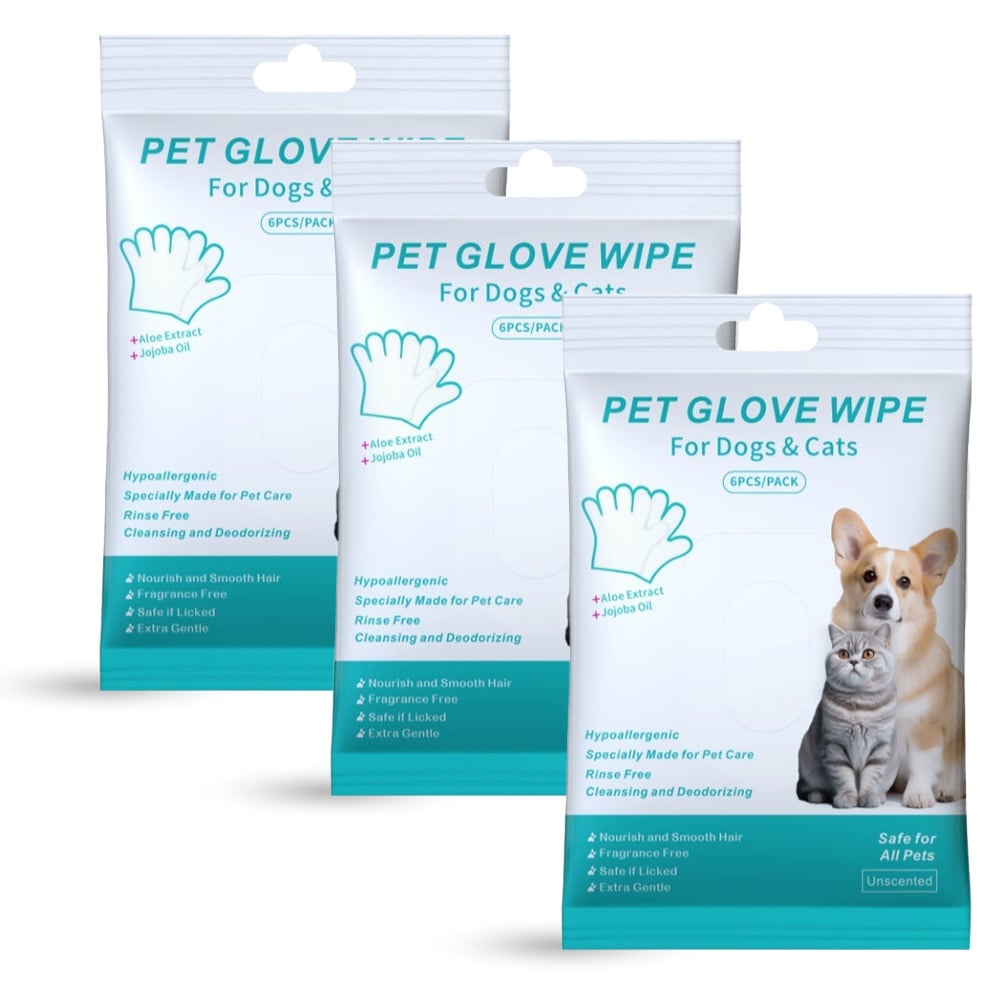PawComfort – Rinse-Free Grooming Solution – Buy 2 Get 1 Free (18 pcs)