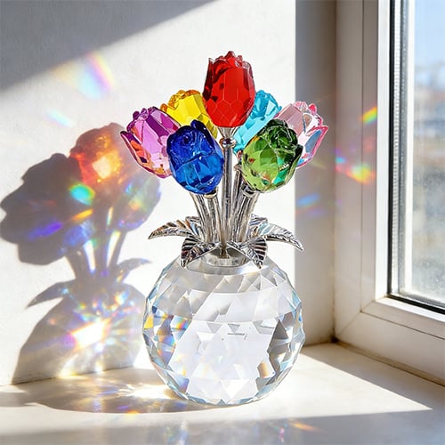 EternaPetal – Multicolor Crystal Rose Gift – 1pc