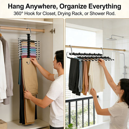 ClosetMax – 9-Tier Hanging Pants Organizer – image 7