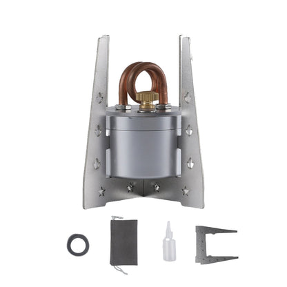 CampBlaze - Lightweight Alcohol Burner – Silver / Standard Hub (Without Stand)