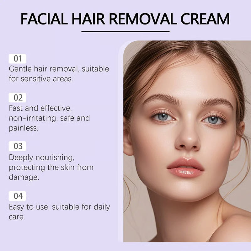 VelvetSkin – Painless Facial Hair Removal Cream – image 2