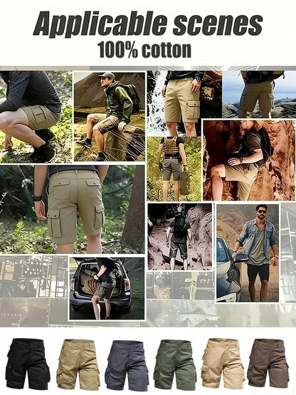 RangerCore – Organic Cotton Hiking Work Cargo Shorts – image 3