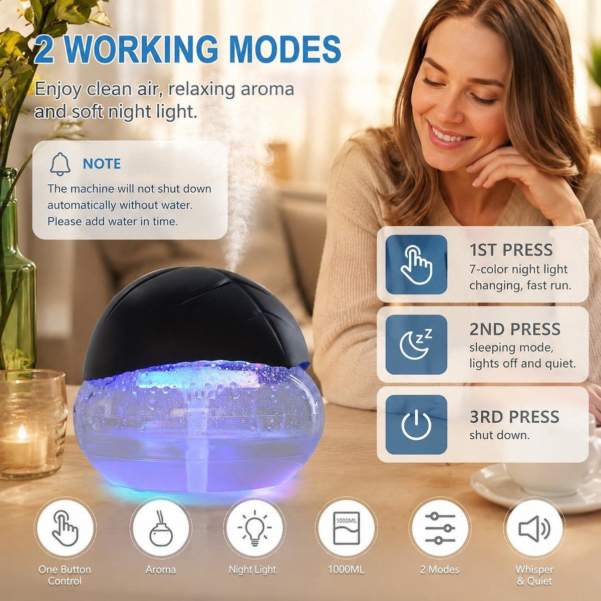 AeroBloom – Fresh Air Revitalizer Diffuser – image 5