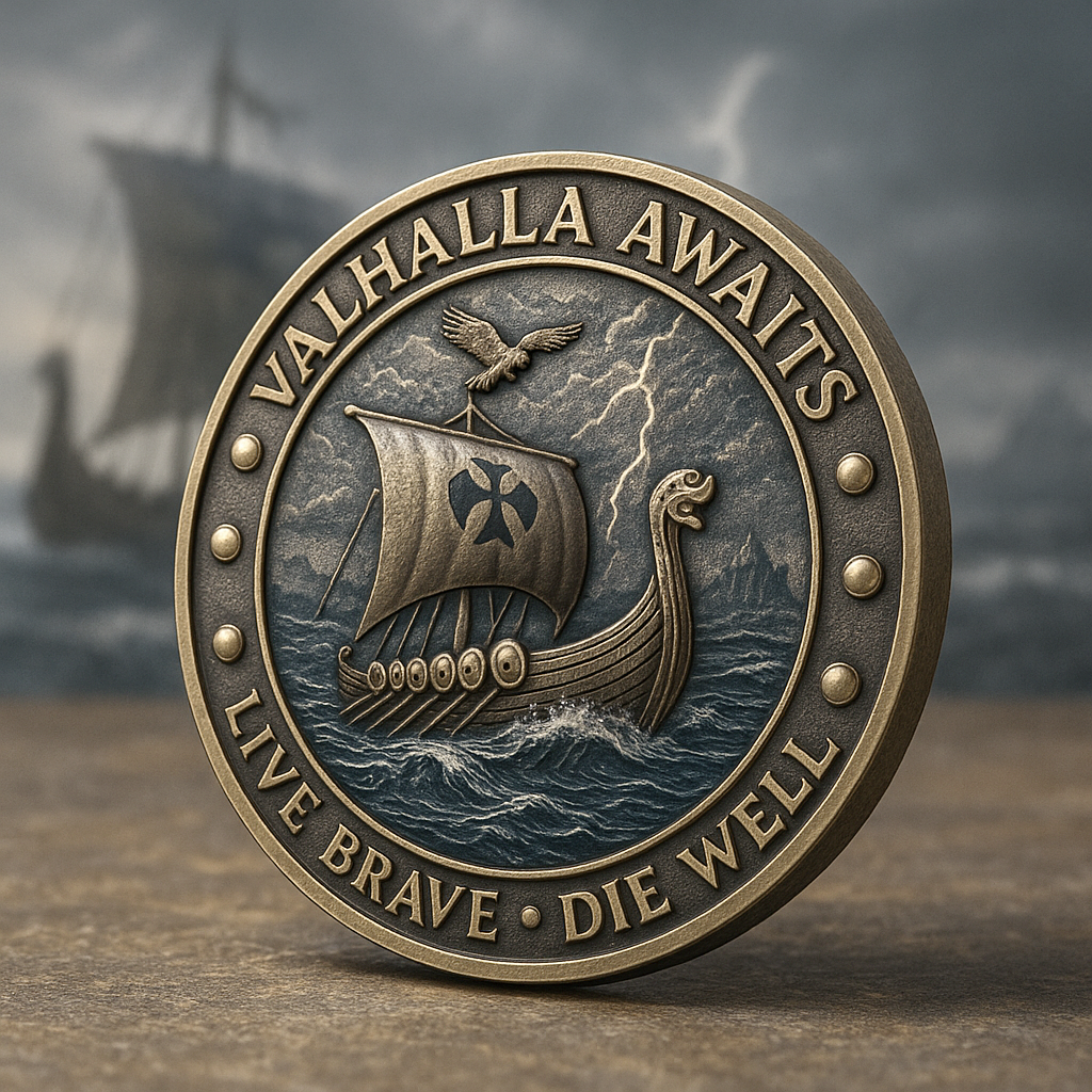 OdinForge – Berserker Spirit Challenge Coin – image 2