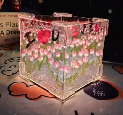 BloomGlow – DIY Tulip Mirror Lamp Box – image 7