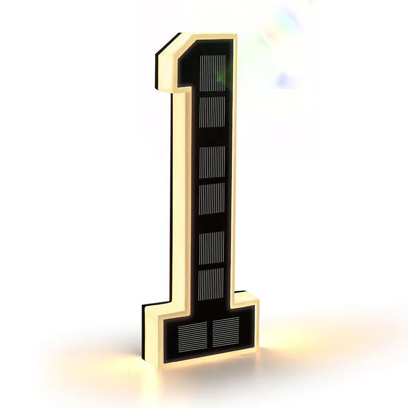 LumiSign – Solar Outdoor Address Number Light – 1
