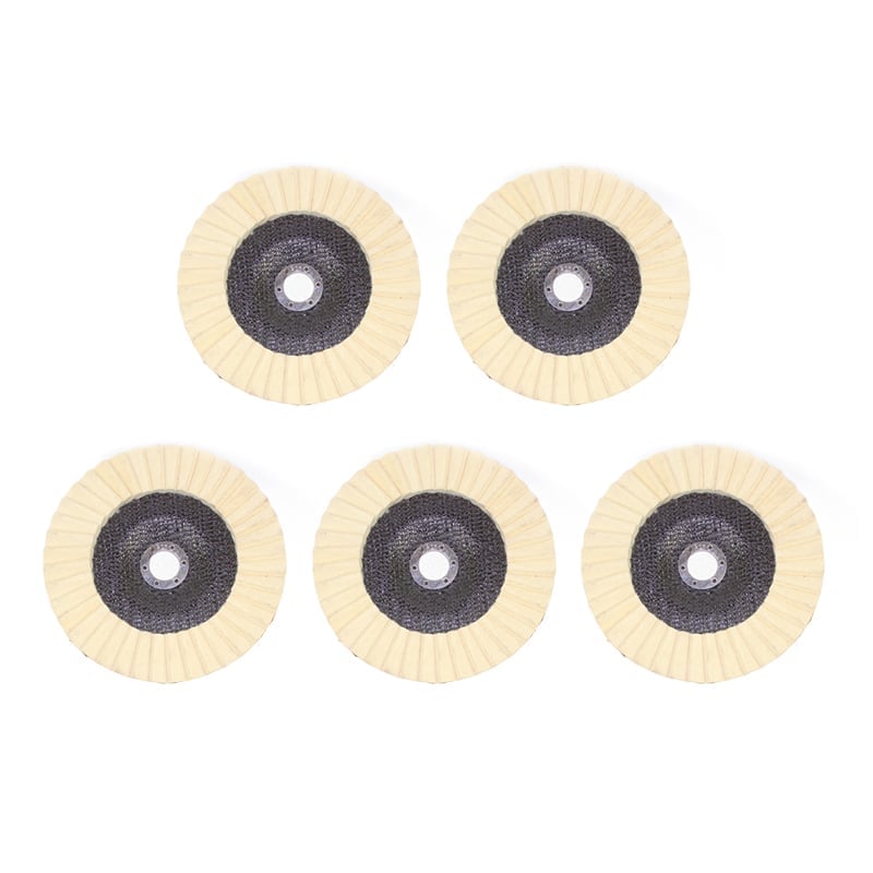 ProWool – Professional Wool Felt Polishing Disc – 125MM / 5 PCS