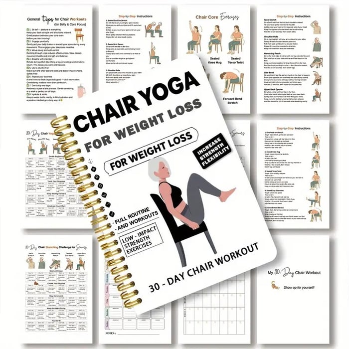 ChairFit – 30-Day Chair Yoga Weight Loss Journal – image 9