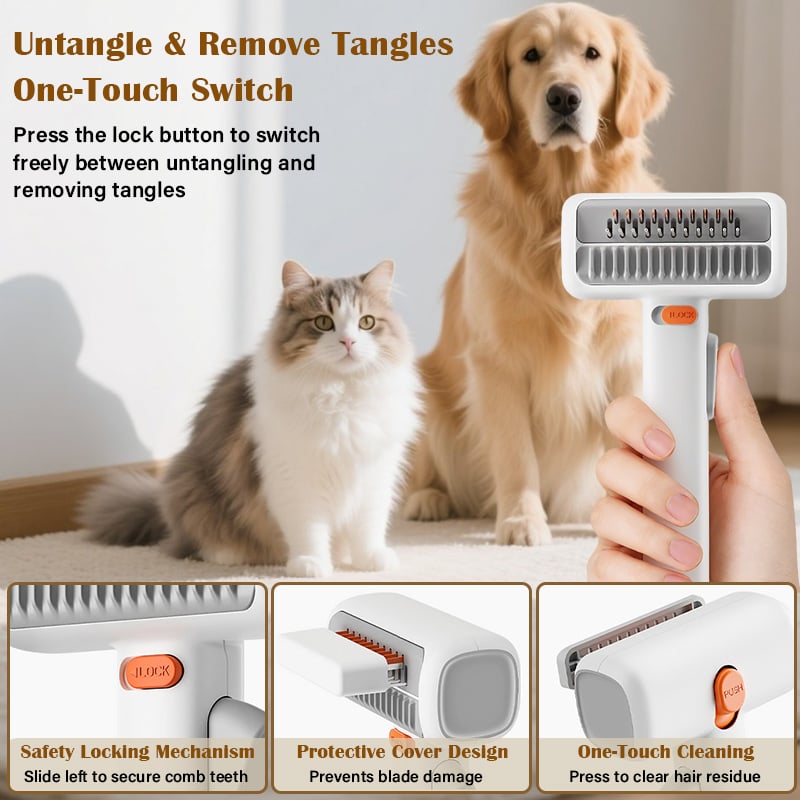 PawGroom – Self-Detangling Pet Brush & Comb – image 6