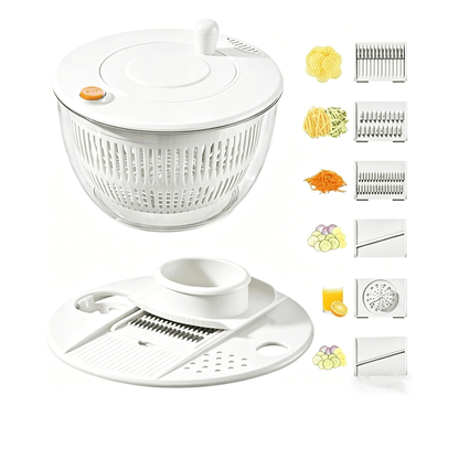 PrepMaster – All-in-One Salad Chopper Tool – Cream white / Buy 1
