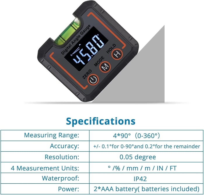 AnglePro – 0–360° Digital Angle Finder Level Tool – image 6