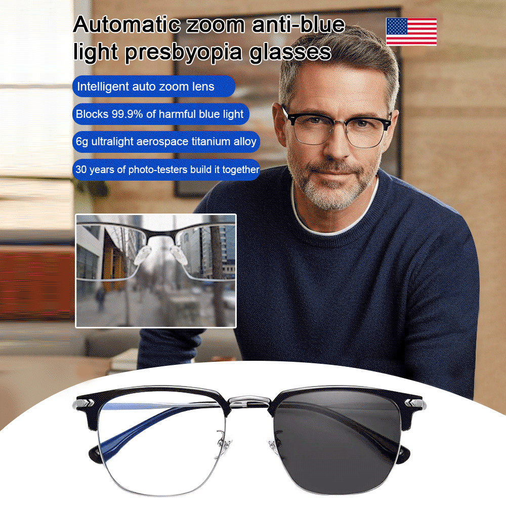 Ultra Light Anti Blue Presbyopic Glasses
