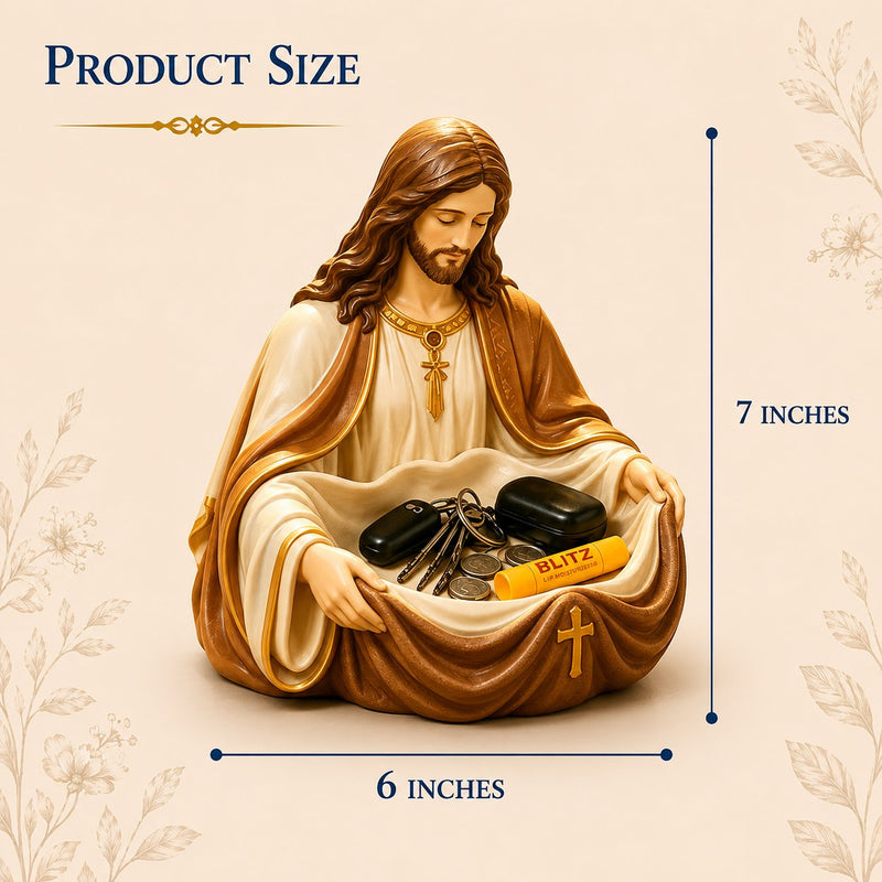 FaithKeeper – Handcrafted Jesus Storage Bowl – image 13