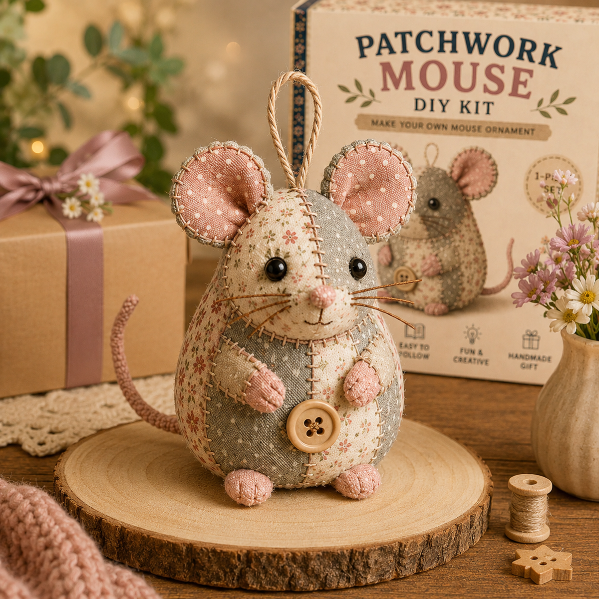 StitchMouse – DIY Patchwork Craft Kit – image 2