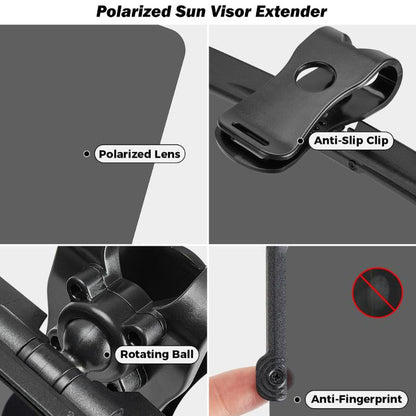 DriveShade X – Anti-Glare Visor Extender Lens – image 6