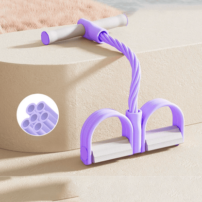 FitPulse – Pedal Workout Resistance Band – Purple