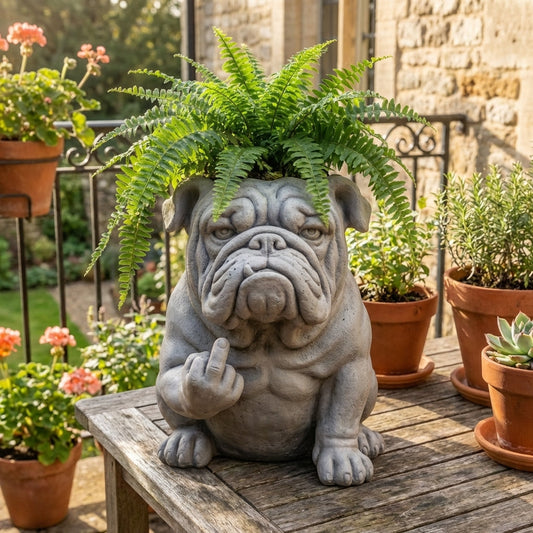 Frenchie Flex - Attitude Garden Planter – Garden Edition-8-inch