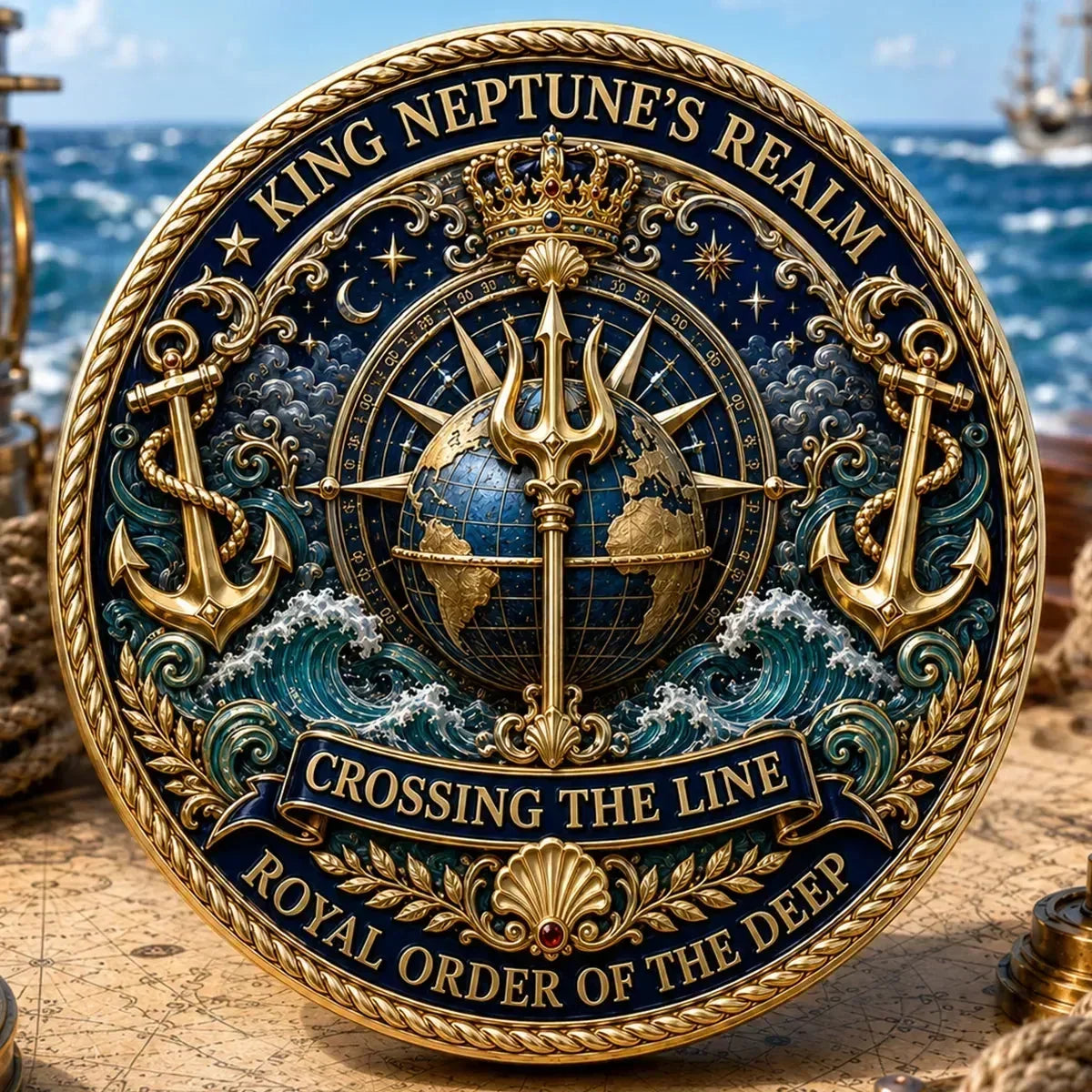NeptuneMint – King Neptune Naval Tribute Medal – image 2